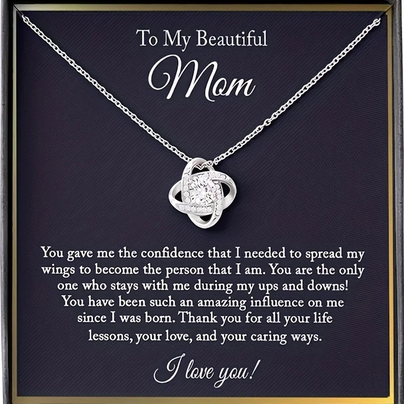 To My Beautiful Mom™, Mom Necklace, Mother's Day Gifts